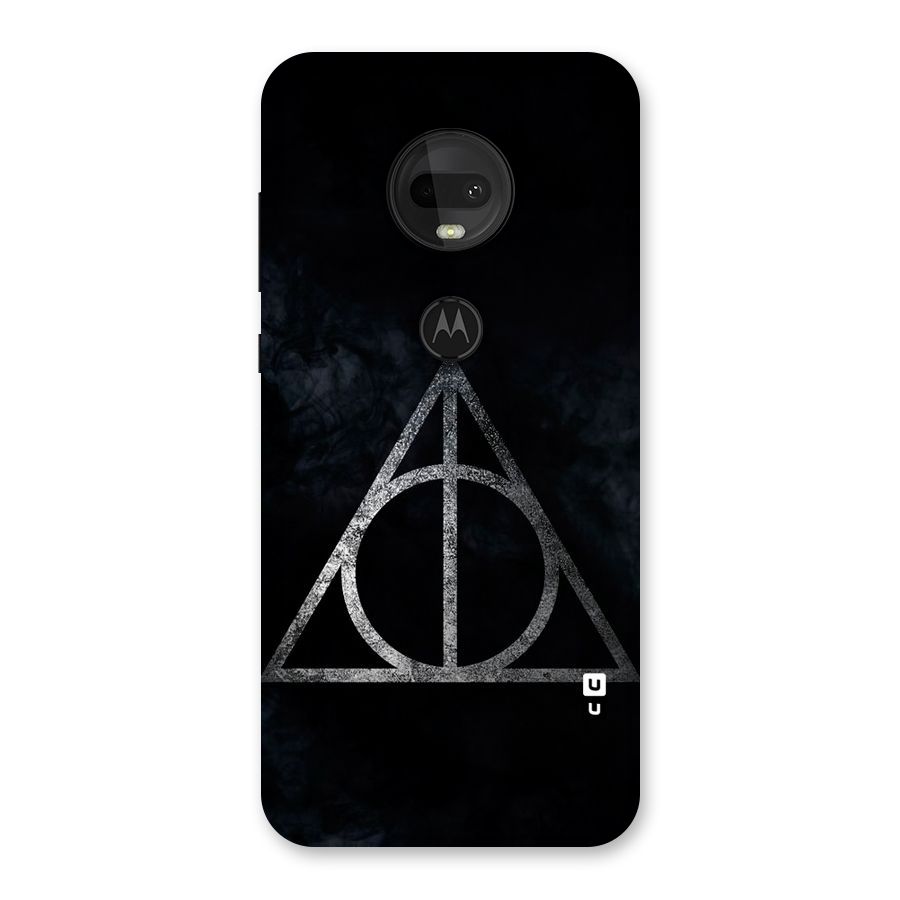 Rugged Triangle Design Back Case for Moto G7