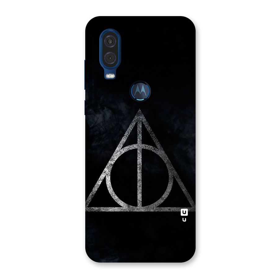 Rugged Triangle Design Back Case for Motorola One Vision