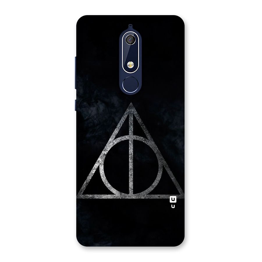 Rugged Triangle Design Back Case for Nokia 5.1