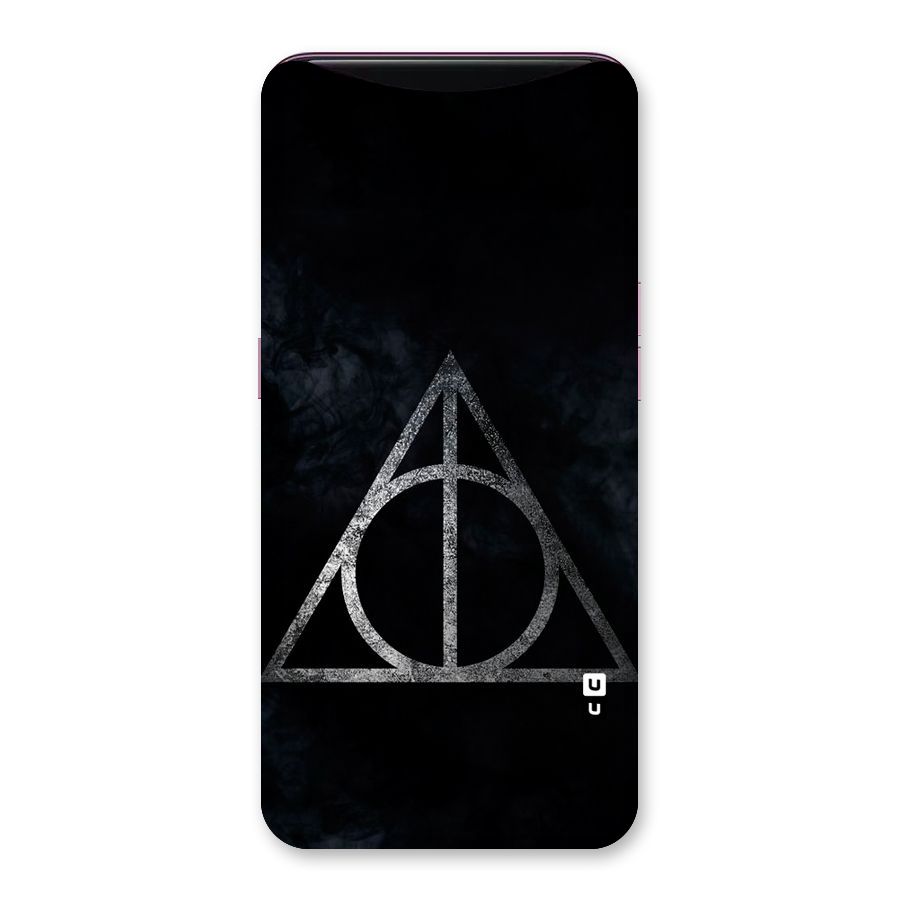 Rugged Triangle Design Back Case for Oppo Find X