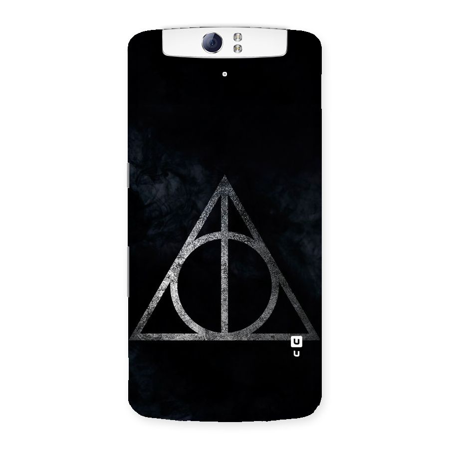 Rugged Triangle Design Back Case for Oppo N1