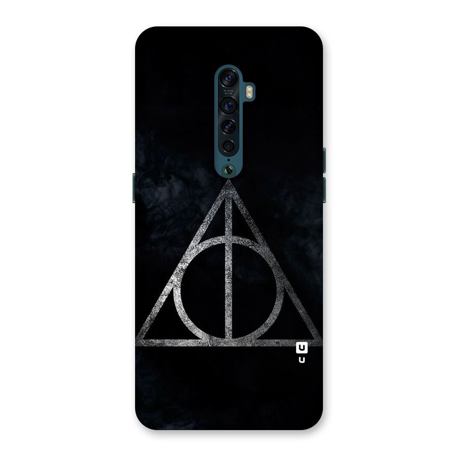 Rugged Triangle Design Back Case for Oppo Reno2