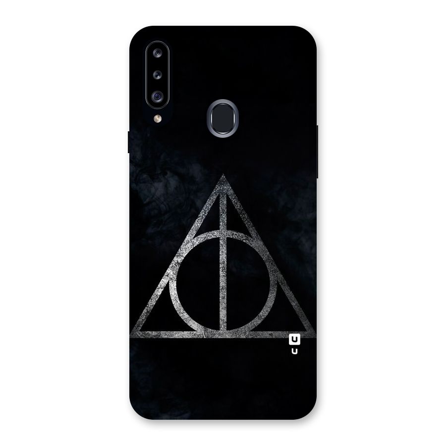Rugged Triangle Design Back Case for Samsung Galaxy A20s