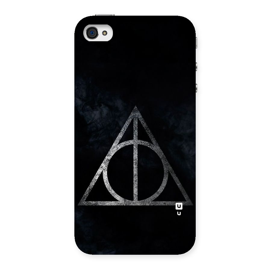 Rugged Triangle Design Back Case for iPhone 4 4s