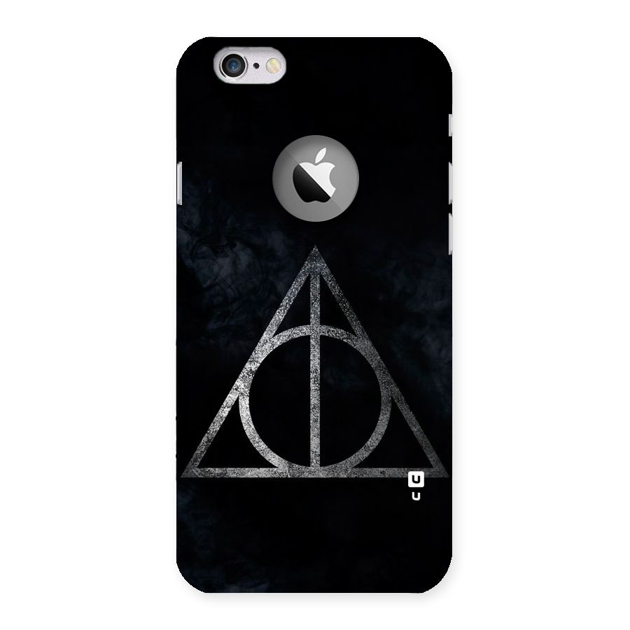 Rugged Triangle Design Back Case for iPhone 6 Logo Cut