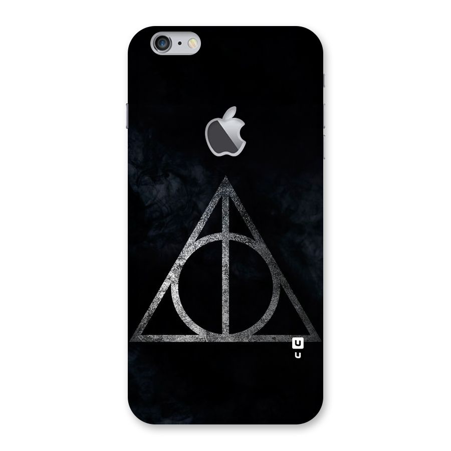 Rugged Triangle Design Back Case for iPhone 6 Plus 6S Plus Logo Cut