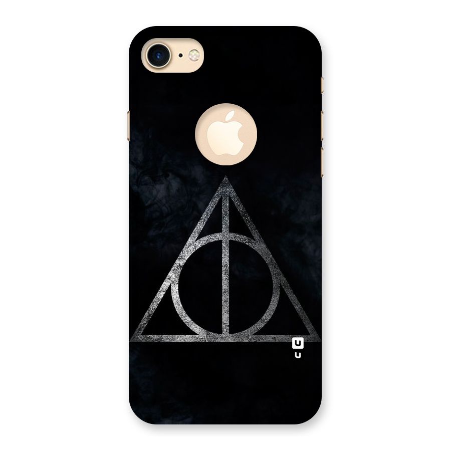 Rugged Triangle Design Back Case for iPhone 7 Logo Cut