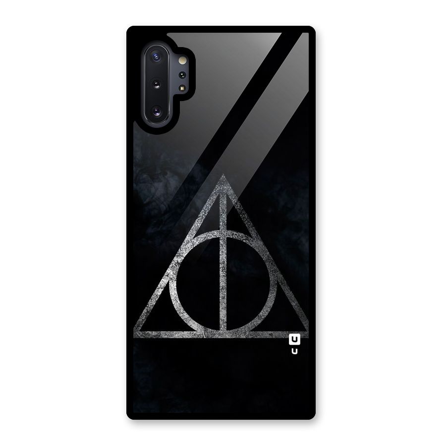 Rugged Triangle Design Glass Back Case for Galaxy Note 10 Plus