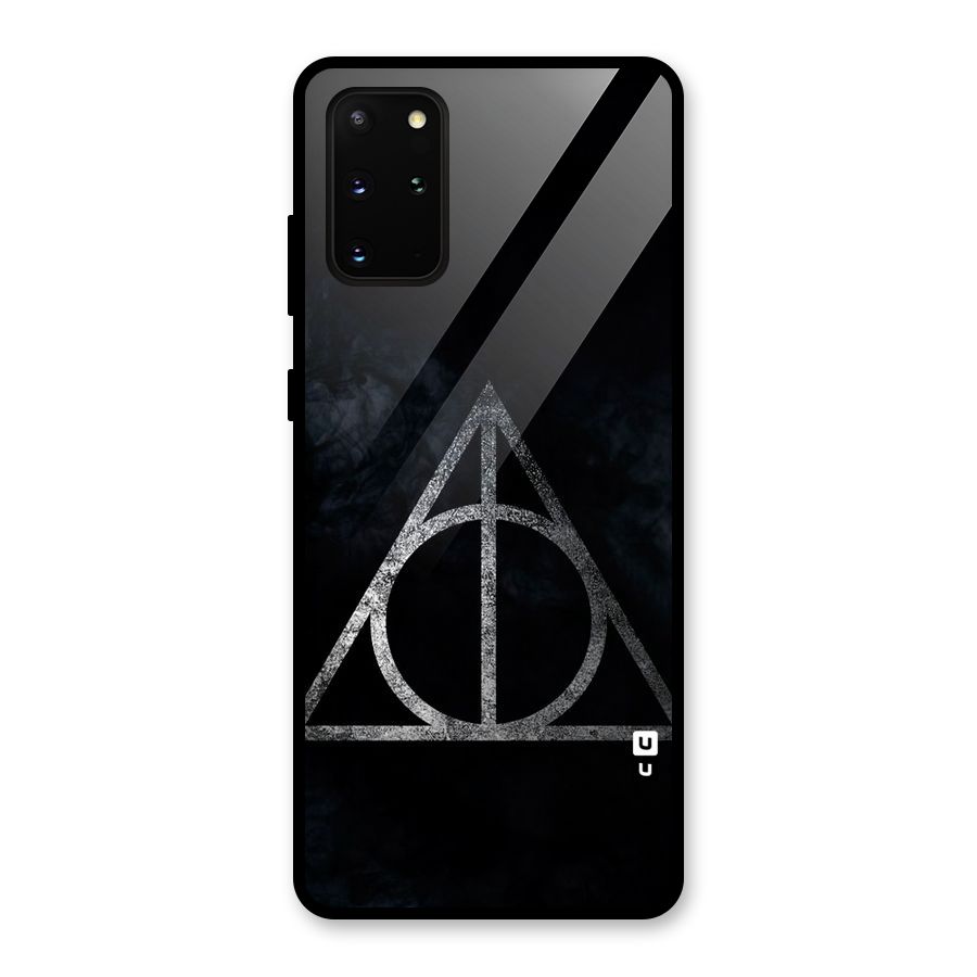 Rugged Triangle Design Glass Back Case for Galaxy S20 Plus