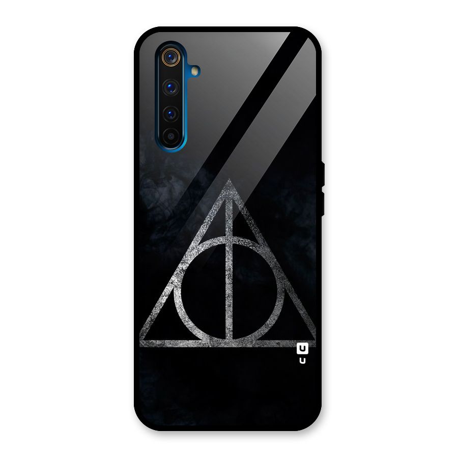 Rugged Triangle Design Glass Back Case for Realme 6 Pro