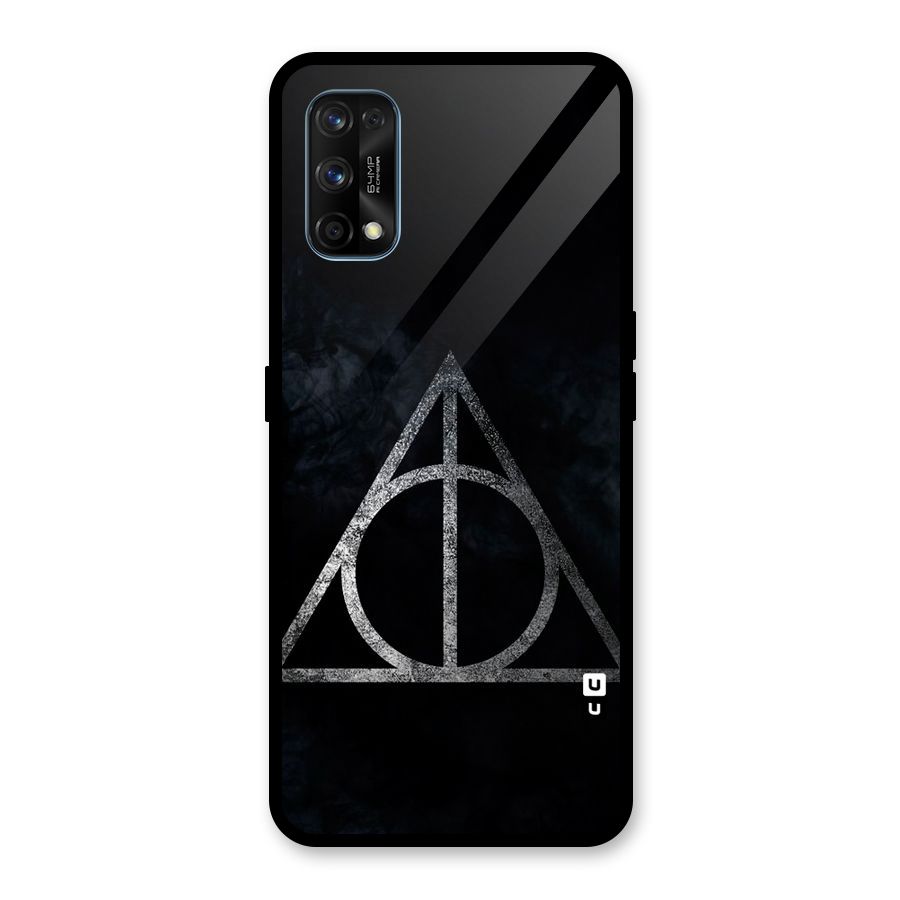 Rugged Triangle Design Glass Back Case for Realme 7 Pro