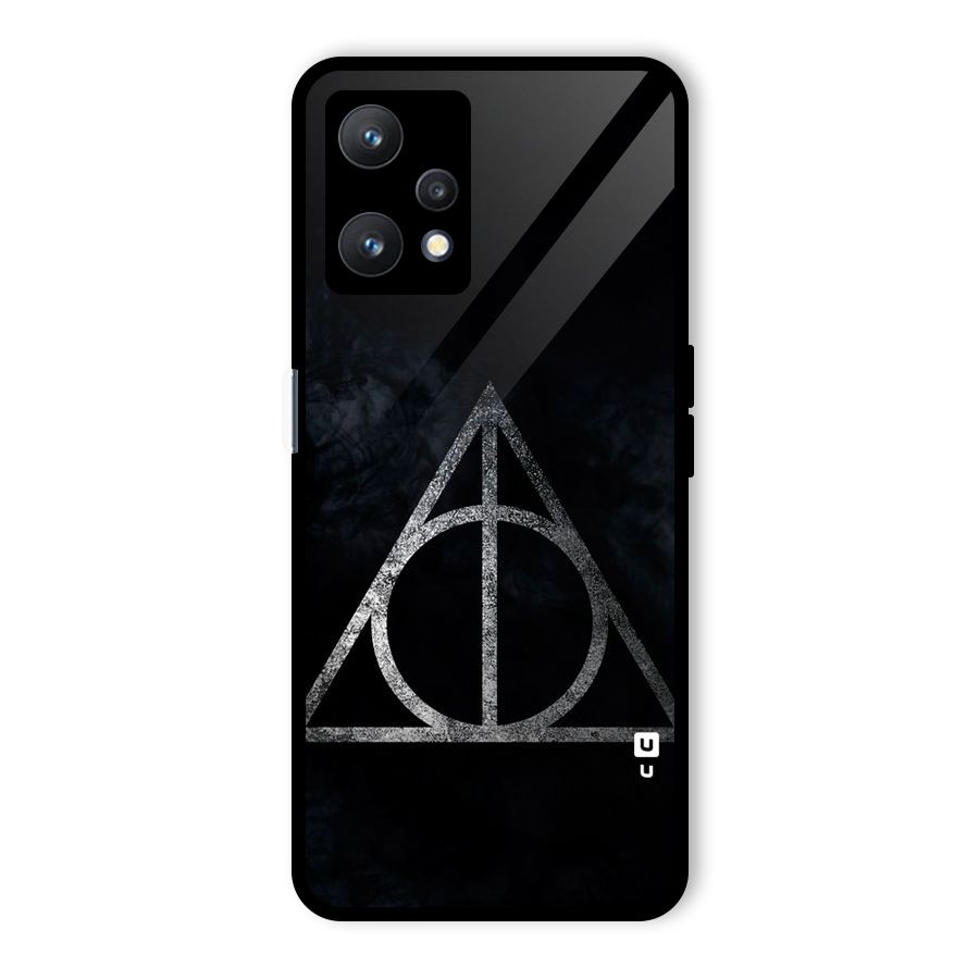 Rugged Triangle Design Glass Back Case for Realme 9 Pro 5G