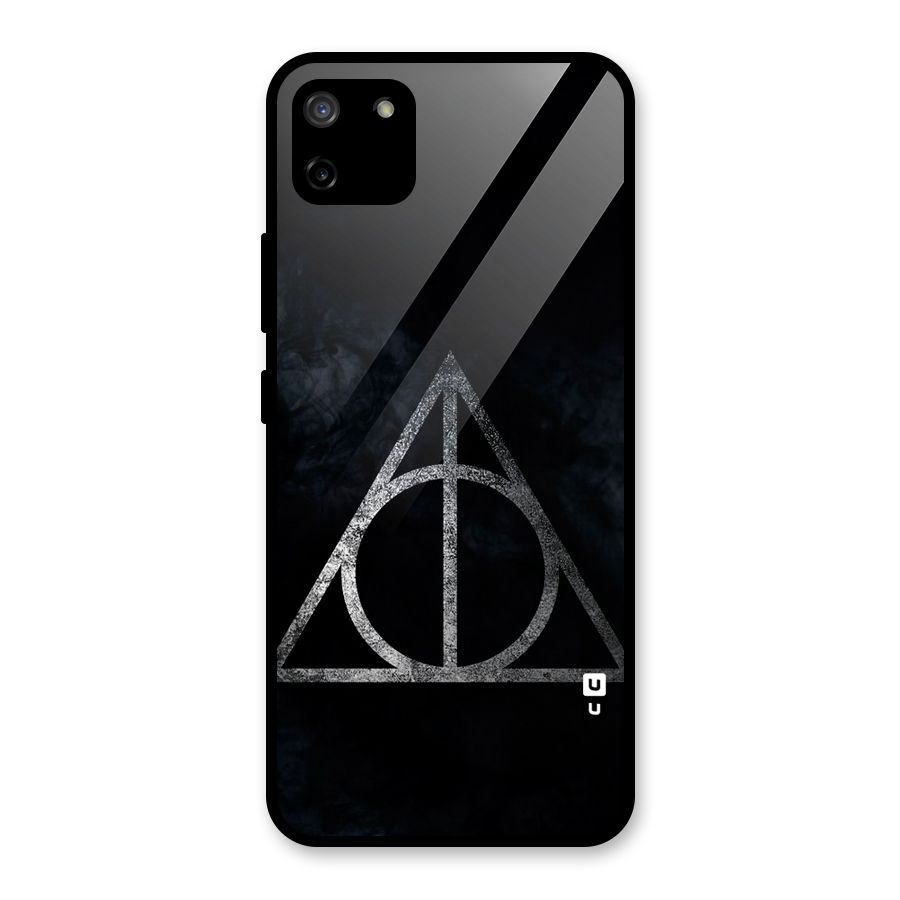 Rugged Triangle Design Glass Back Case for Realme C11