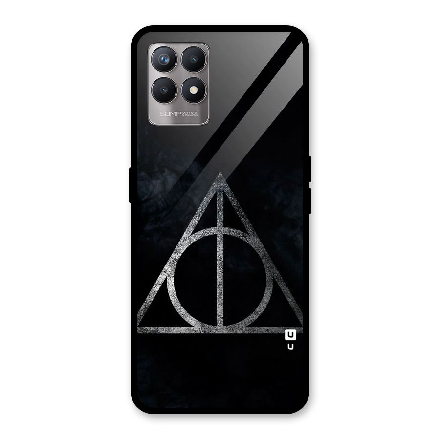 Rugged Triangle Design Glass Back Case for Realme Narzo 50
