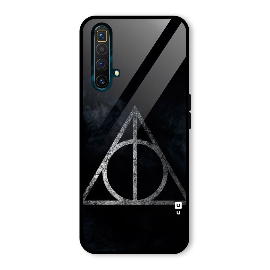 Rugged Triangle Design Glass Back Case for Realme X3 SuperZoom