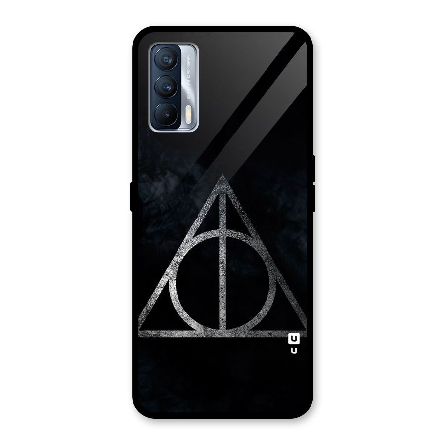Rugged Triangle Design Glass Back Case for Realme X7
