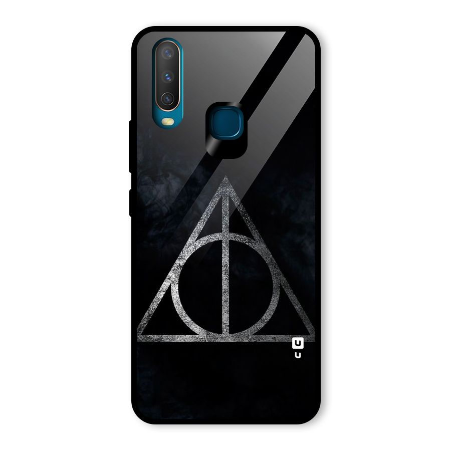 Rugged Triangle Design Glass Back Case for Vivo U10
