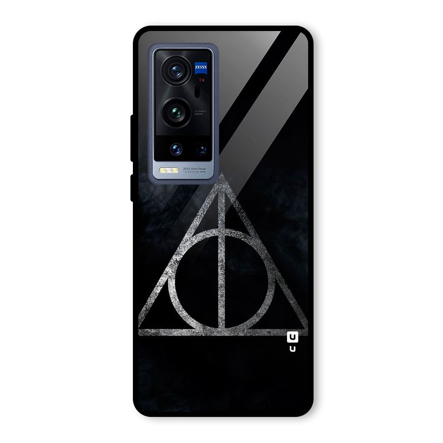 Rugged Triangle Design Glass Back Case for Vivo X60 Pro Plus