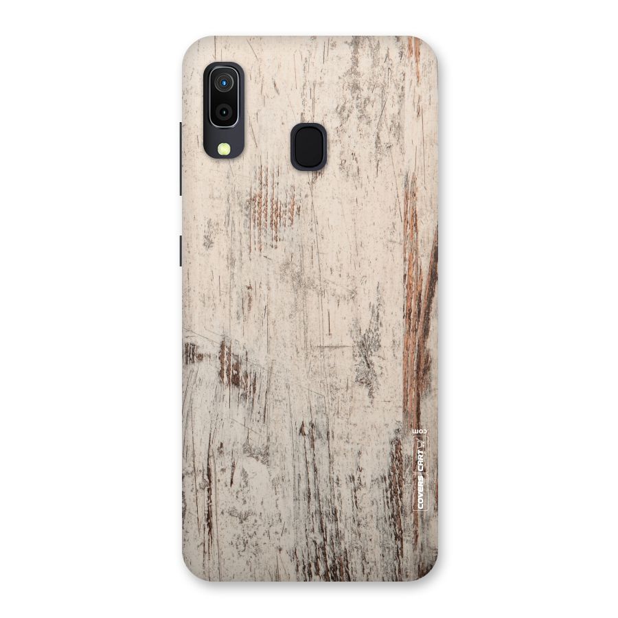 Rugged Wooden Texture Back Case for Galaxy A30