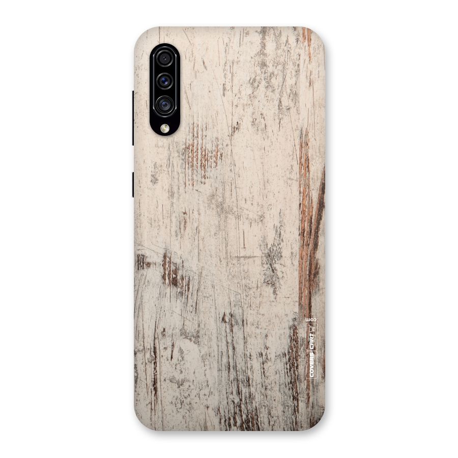 Rugged Wooden Texture Back Case for Galaxy A30s