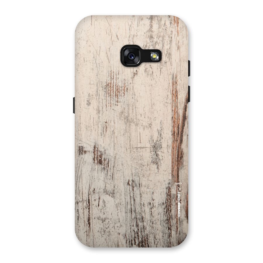 Rugged Wooden Texture Back Case for Galaxy A3 (2017)