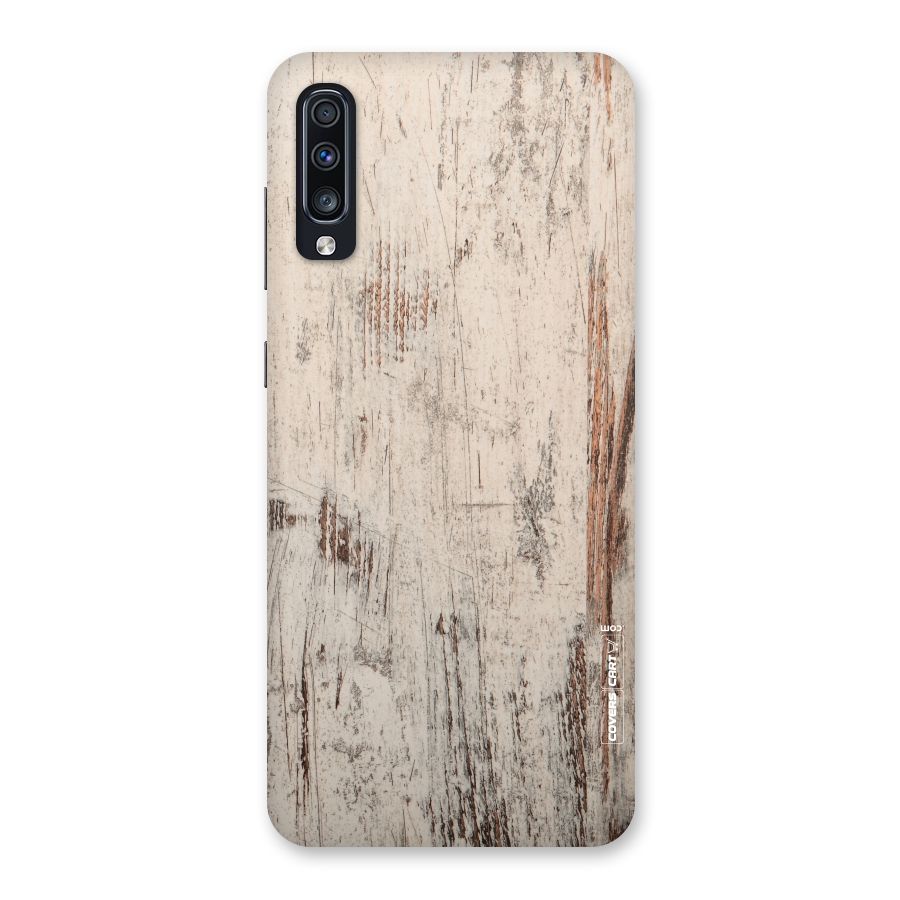 Rugged Wooden Texture Back Case for Galaxy A70
