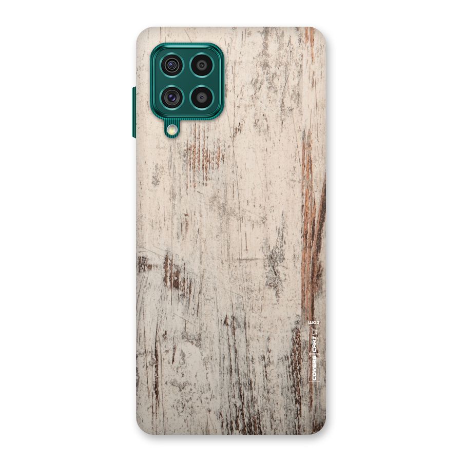 Rugged Wooden Texture Back Case for Galaxy F62