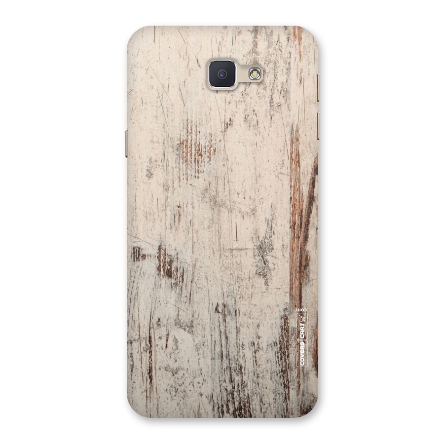 Rugged Wooden Texture Back Case for Galaxy J5 Prime