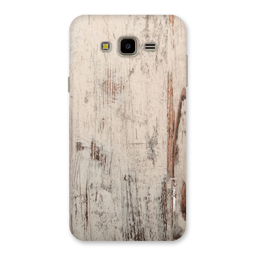 Rugged Wooden Texture Back Case for Galaxy J7 Nxt