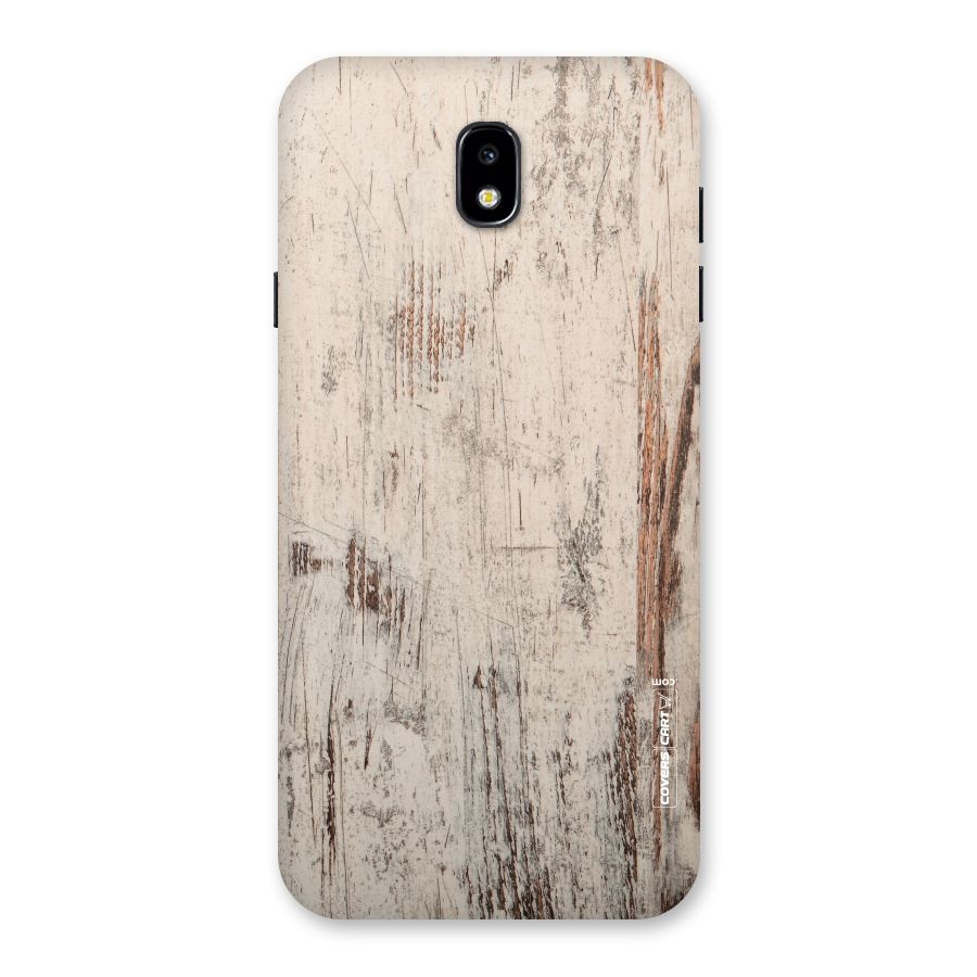 Rugged Wooden Texture Back Case for Galaxy J7 Pro