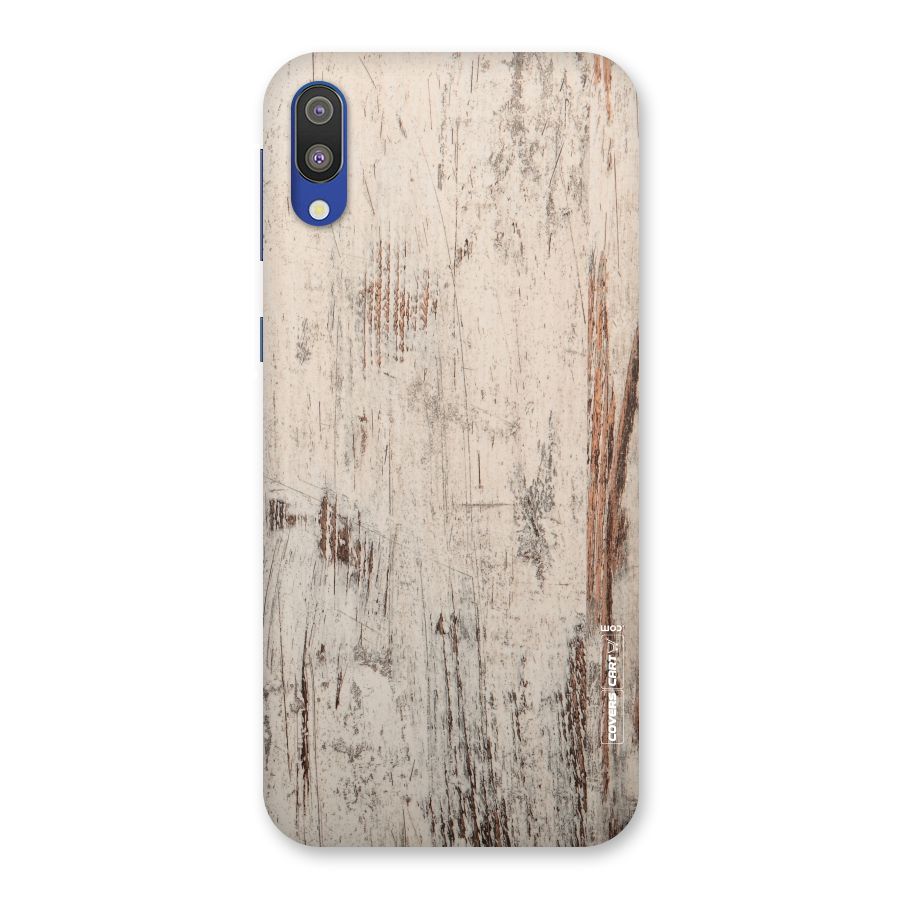 Rugged Wooden Texture Back Case for Galaxy M10