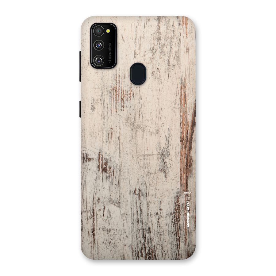 Rugged Wooden Texture Back Case for Galaxy M30s