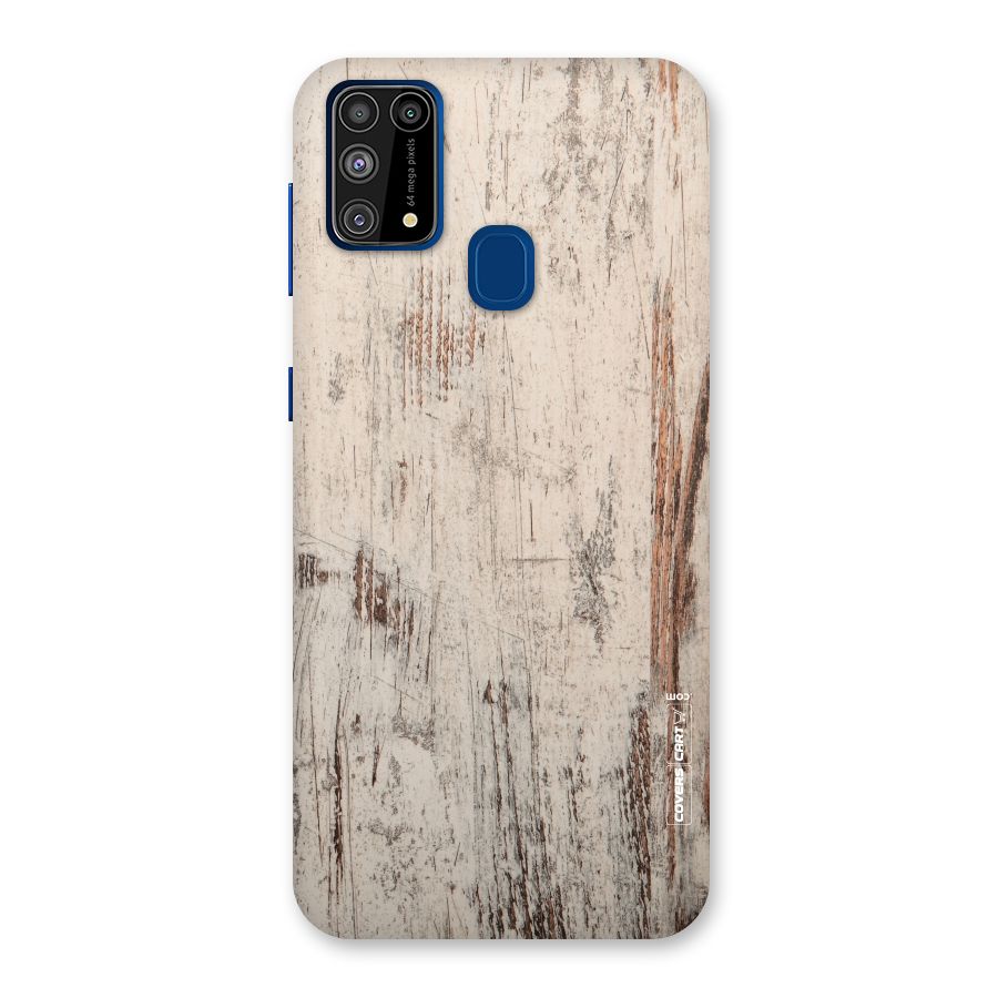 Rugged Wooden Texture Back Case for Galaxy M31