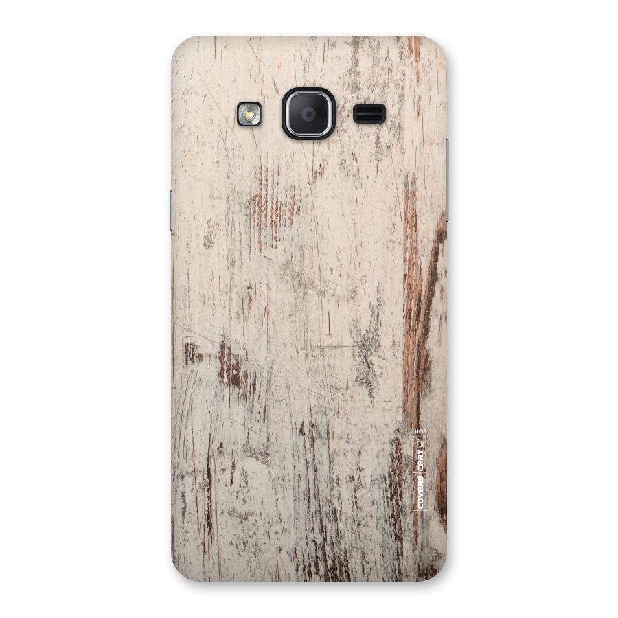 Rugged Wooden Texture Back Case for Galaxy On7 2015