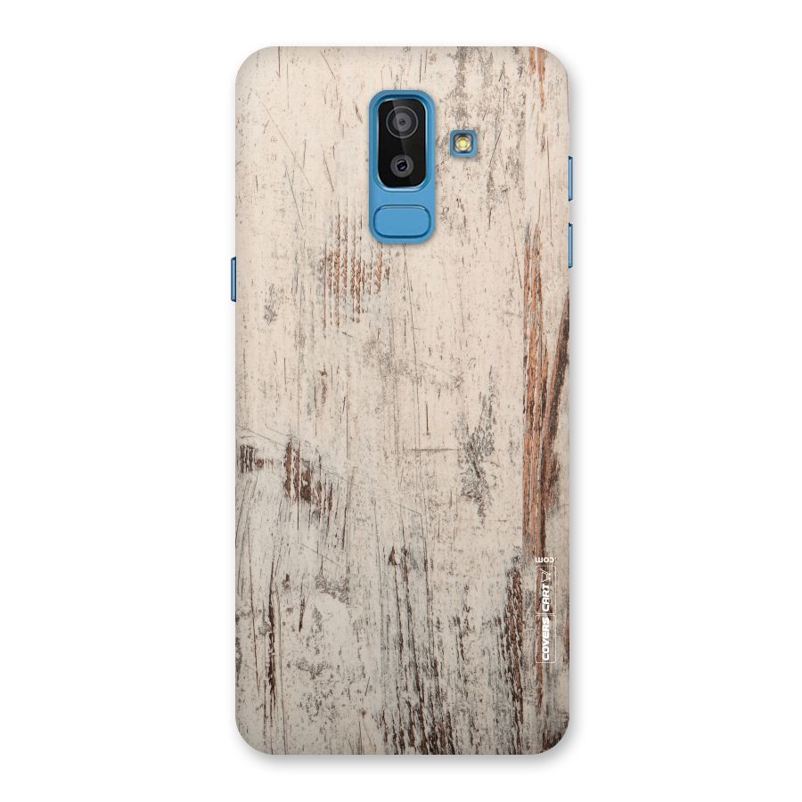 Rugged Wooden Texture Back Case for Galaxy On8 (2018)