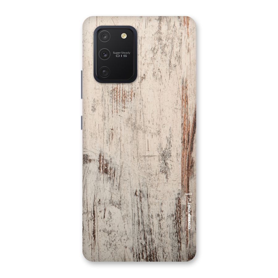 Rugged Wooden Texture Back Case for Galaxy S10 Lite