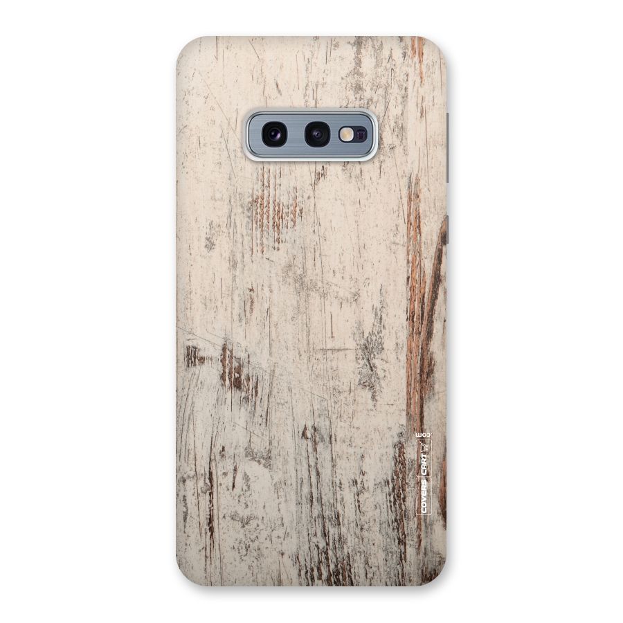 Rugged Wooden Texture Back Case for Galaxy S10e