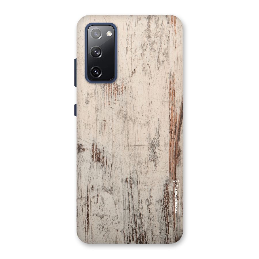 Rugged Wooden Texture Back Case for Galaxy S20 FE