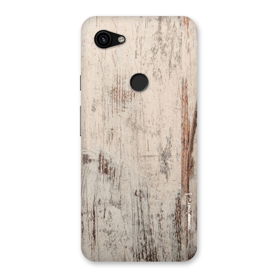 Rugged Wooden Texture Back Case for Google Pixel 3a XL