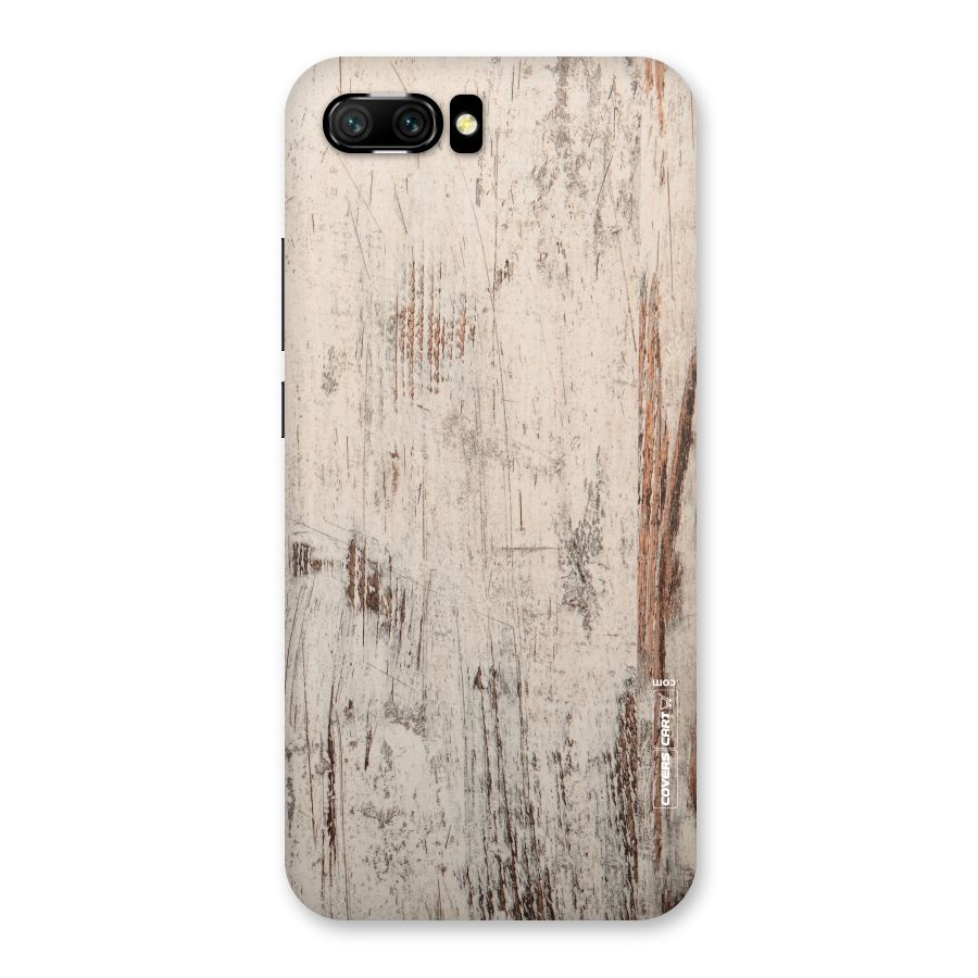 Rugged Wooden Texture Back Case for Honor 10