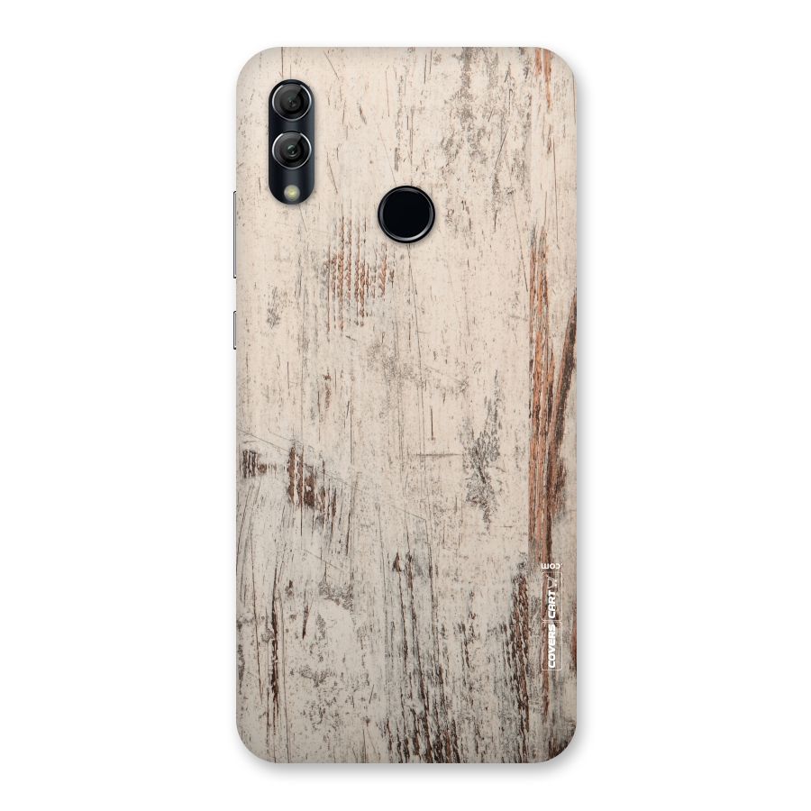 Rugged Wooden Texture Back Case for Honor 10 Lite