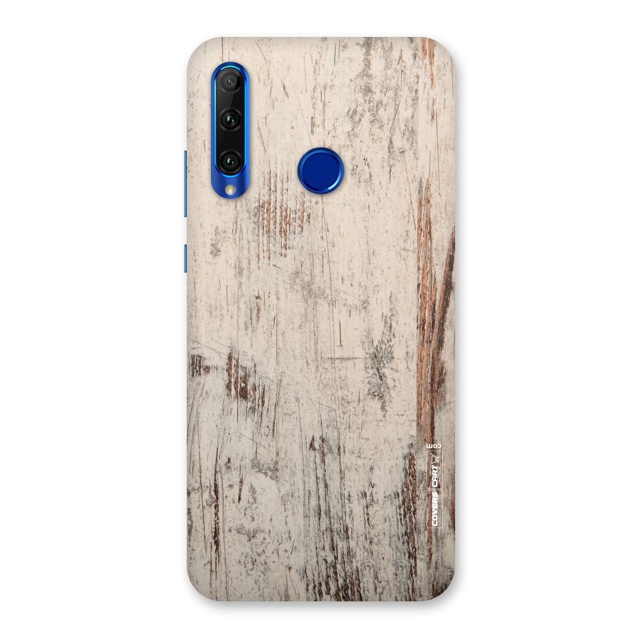 Rugged Wooden Texture Back Case for Honor 20i