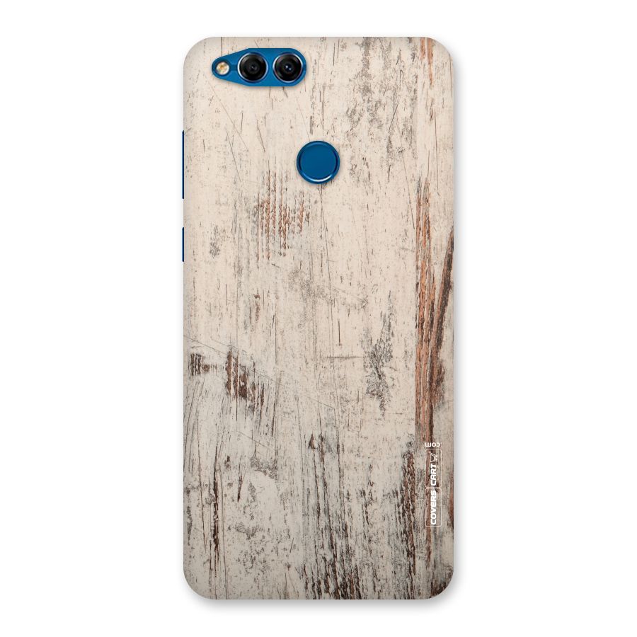 Rugged Wooden Texture Back Case for Honor 7X