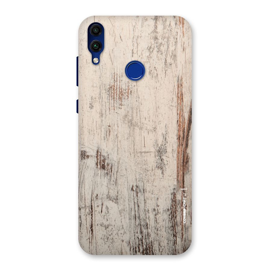 Rugged Wooden Texture Back Case for Honor 8C