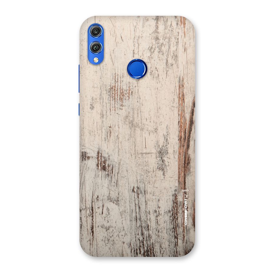 Rugged Wooden Texture Back Case for Honor 8X