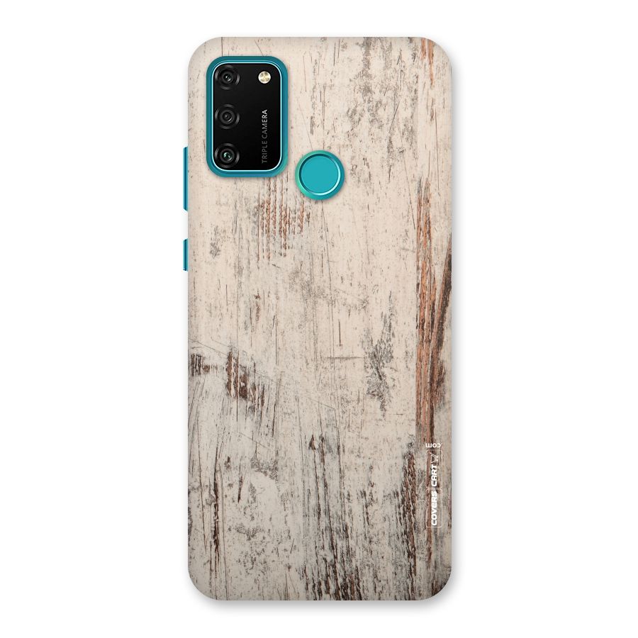 Rugged Wooden Texture Back Case for Honor 9A