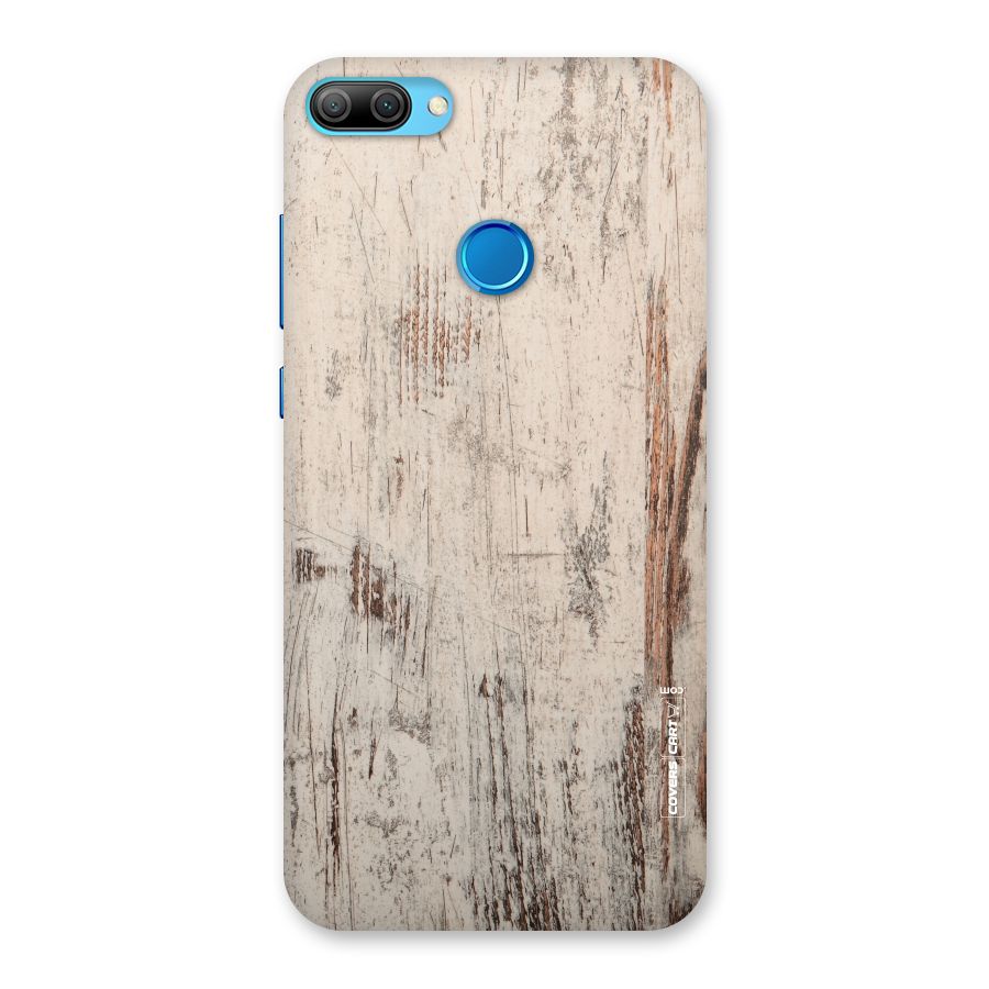 Rugged Wooden Texture Back Case for Honor 9N