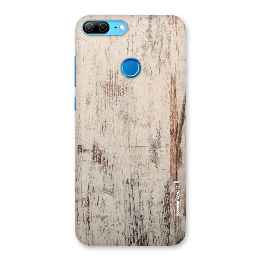 Rugged Wooden Texture Back Case for Honor 9 Lite