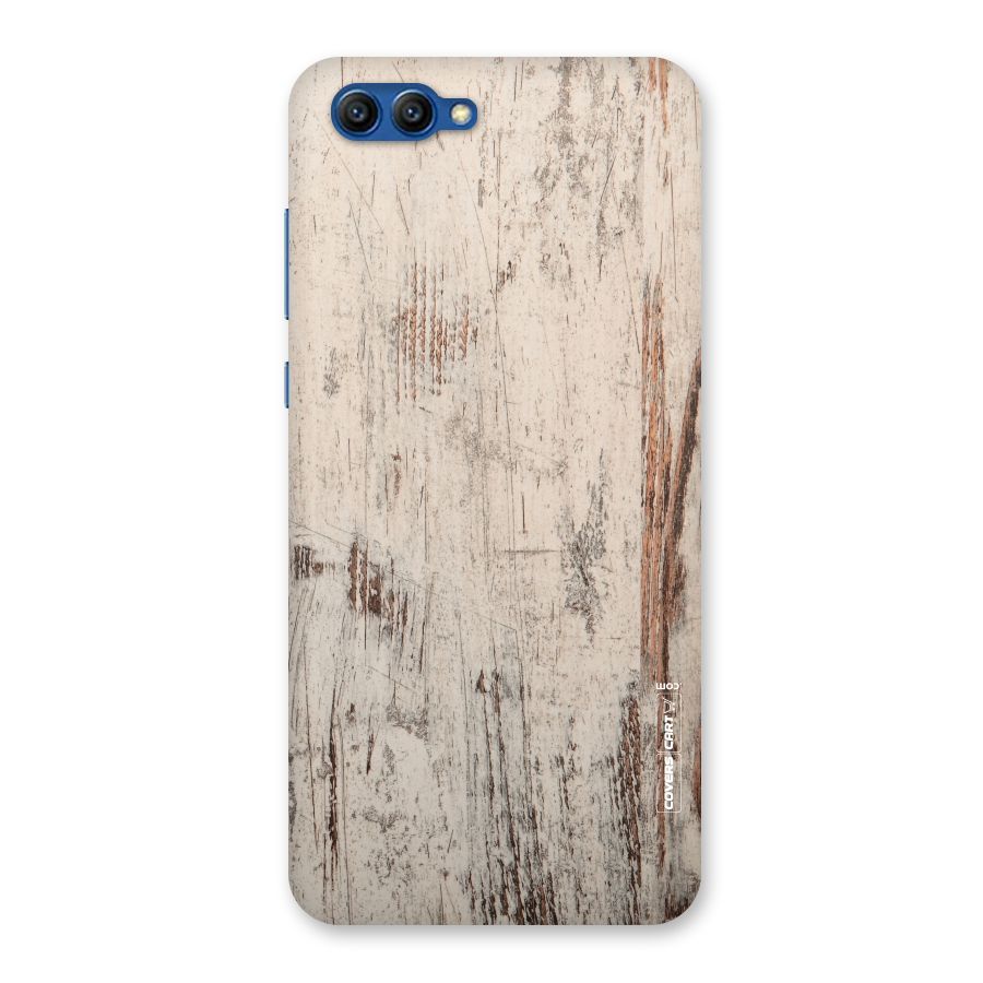 Rugged Wooden Texture Back Case for Honor View 10
