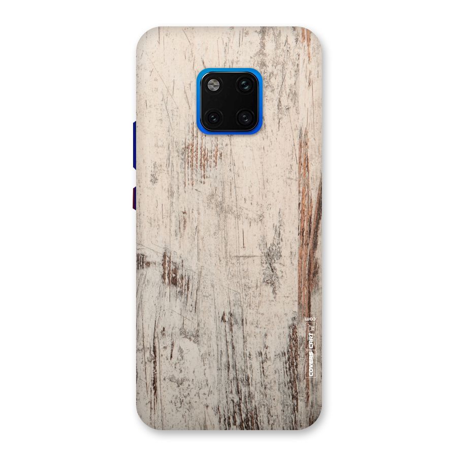 Rugged Wooden Texture Back Case for Huawei Mate 20 Pro